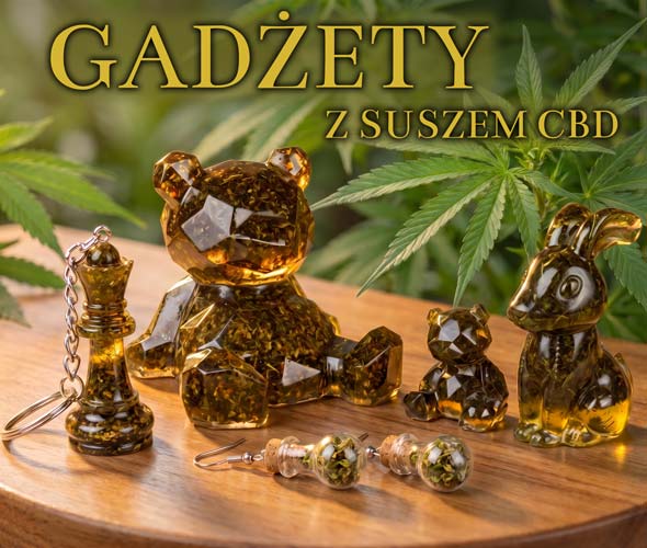 Gadżety z suszem CBD